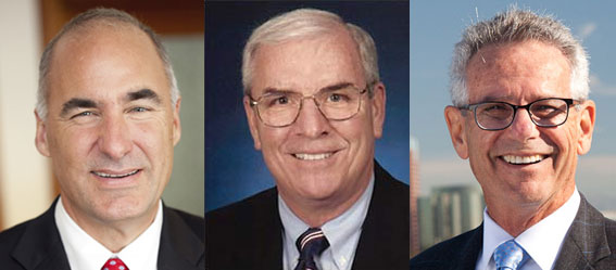 Gary DeLong, Steve Kuykendall, and Alan Lowenthal