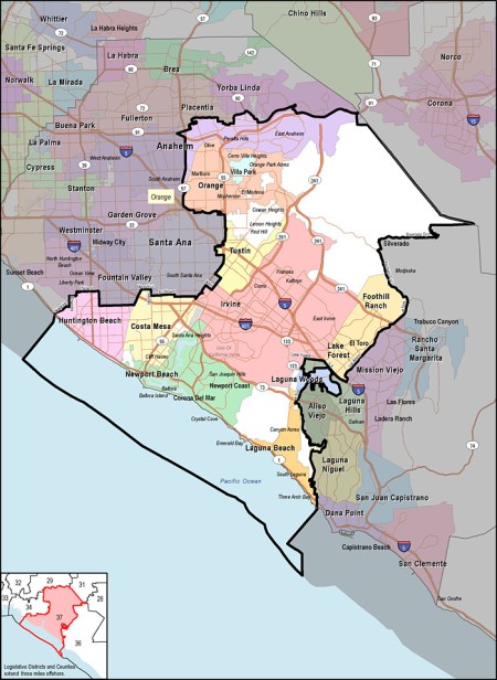 Map of the 37th Senate District