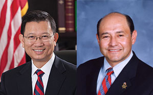 Andrew Do and Lou Correa