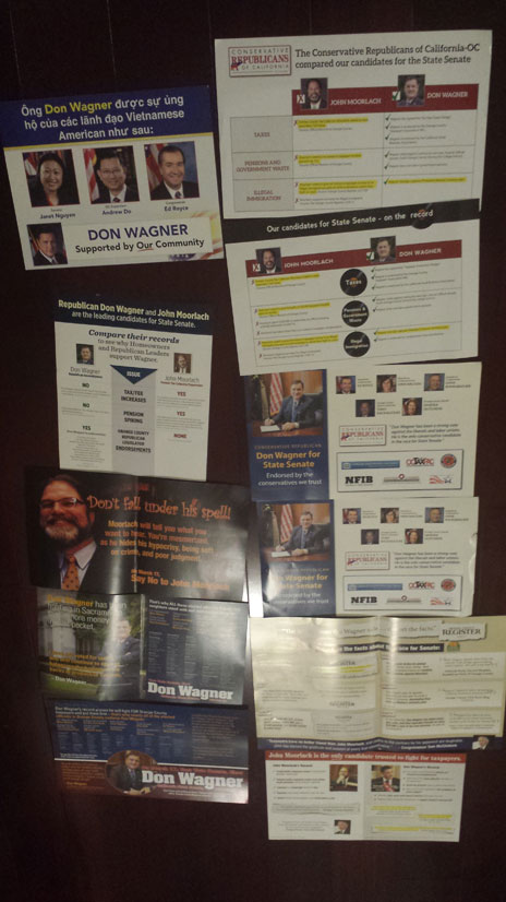 All the mail I got for the SD-37 special election.