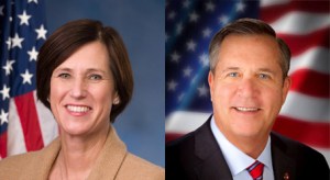 Congresswoman Mimi Walters (R-Irvine) and Councilman Greg Raths (R-Mission Viejo)