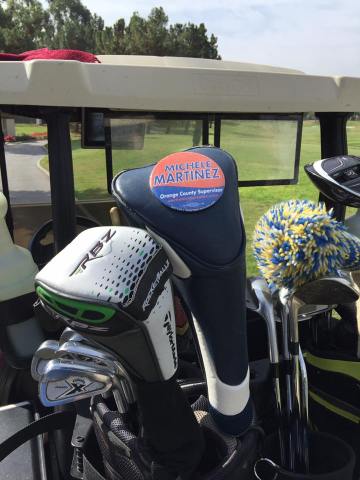 Is Michele Martinez traveling again? Maybe she went golfing?