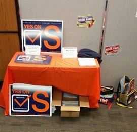 Yes on Measure S Display at Nohl Canyon Elementary School